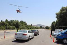 Havadan denetimlerde 37 bin araca işlem yapıldı