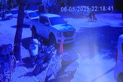 Evden kaçan köpek sokakta yürüyen kızlara saldırdı