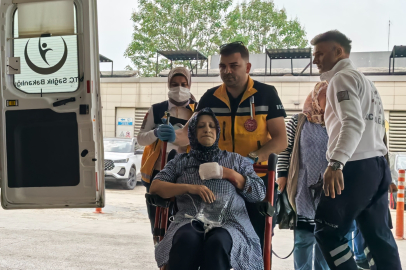 Tekstil fabrikasında elini makineye kaptırdı