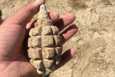 Ankara’da 104 yıllık patlamamış el bombası bulundu
