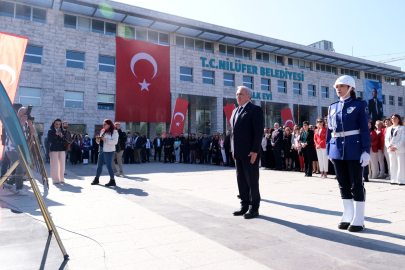 Nilüfer’de 19 Mayıs kutlamaları çelenk sunma töreni ile başladı