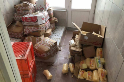 İçinden eldiven çıkıtı, skandal patladı!