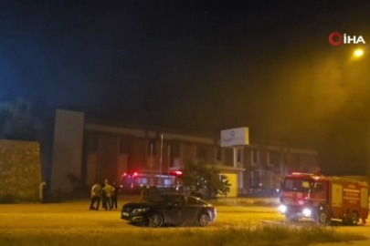 Bursa'da fabrika yangını
