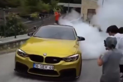 Trafiği tehlikeye atan driftçiye 46 bin TL ceza!