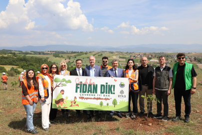 İnegöl’de Çevre Haftasında 150 fidan toprakla buluştu