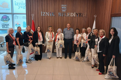 Türk Kadınlar Birliği Bursa Şubesi'nden İznik'e anlamlı ziyaret