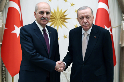 Cumhurbaşkanı Erdoğan, TBMM Başkanı Kurtulmuş’u kabul etti