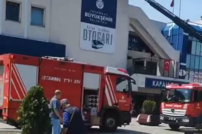 Büyük İstanbul Otogarı'nda yangın paniği