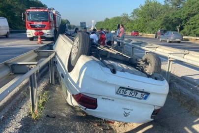 Balıkesir-Bursa kara yolunda trafik kazası: 2 yaralı