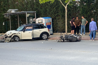 Otomobilin çarptığı motokurye hayatını kaybetti
