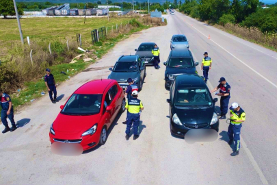 Bursa’da drone destekli denetim: 4 araç trafikten men edildi