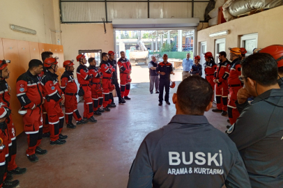 BUSKİ ekibi afetlere hazır