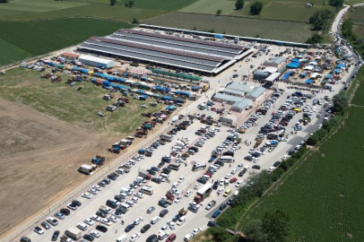 İnegöl modern hayvan pazarı beşinci kez bayram sevinci yaşattı