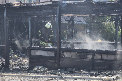 Öğrenci yurdunda korkutan yangın