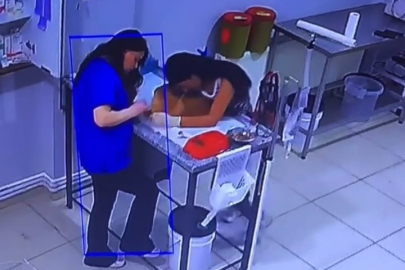 Veteriner kliniğinde köpeğini tedavi ettiren kadın aniden bayıldı