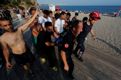 40 metreden denize çakıldı!