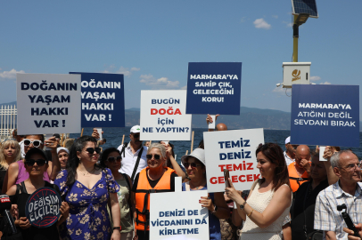 Marmara için Mudanya'dan çağrı: 'Denizime dokunma, Marmara hepimizin!'