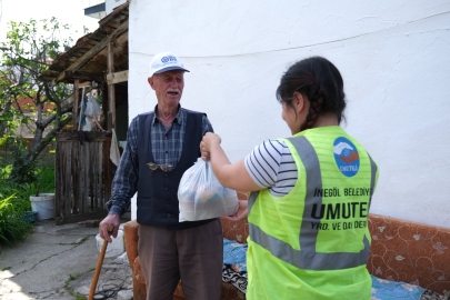 İnegöl Belediyesinden 365 gün sıcak yardım