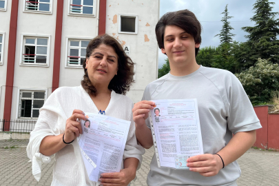 Anne ve oğul aynı heyecanı yaşadı