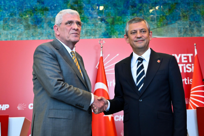 CHP lideri Özel, İYİ Parti Genel Başkanı Müsavat Dervişoğlu ile bir araya geldi