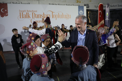 İnegöl’de halk dansları gecesi ile yaz etkinlikleri başladı