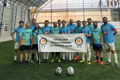 TEGV gönüllüleri halı saha maçında buluştu