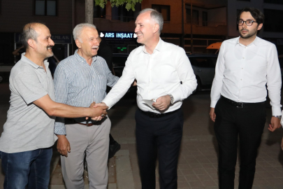 Başkan Alper Taban Sinanbey’de vatandaşlarla buluştu