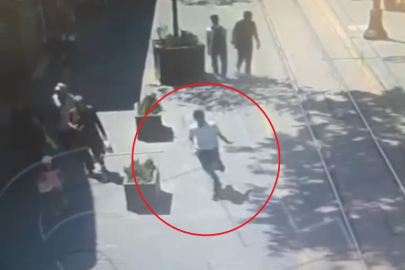 Film sahnelerini aratmayan hırsızlık girişimi, yakalandı