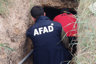 Göçüğün yaşandığı taş ocağından ilk görüntüler