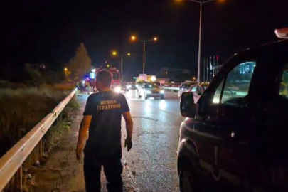 Düğünden atılan havai fişek ormanı yaktı, salon boşaltıldı