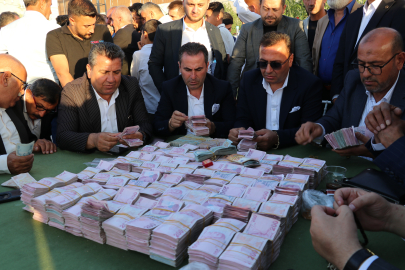 En görkemli aşiret düğünü! Geline 2 kilo altın, damada 6 buçuk milyon TL takıldı