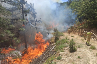 Mustafakemalpaşa yanıyor!