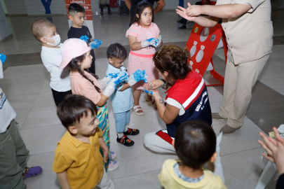 Büyükşehir'de lösemili çocuklara moral etkinliği