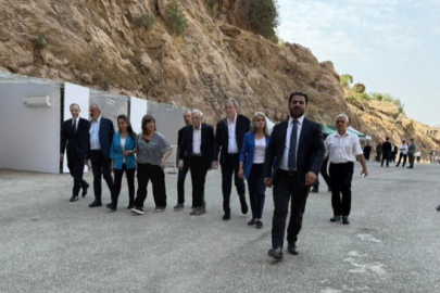 DEM heyeti, silah bırakma alanına gitti