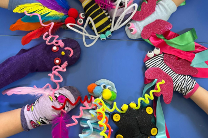 Gemlik'te 'Minik Eller' hem eğleniyor hem öğreniyor