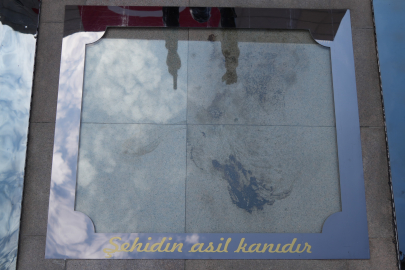 Ömer Halisdemir'in şehadet noktası özel zeminle korunuyor