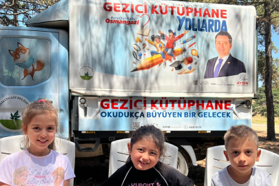 Gezici kütüphane çocukları masallar ile buluşturdu