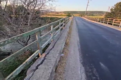 Bu köprüden geçen ecel terleri döküyor