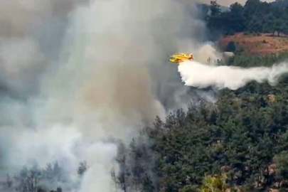 Alevlere havadan peş peşe müdahale