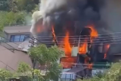 Çekirge’de ormana yakın evde yangın paniği