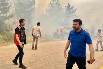 AK Parti Karabük Milletvekili Şahin: "Bu, Karabük tarihinin en büyük yangını"