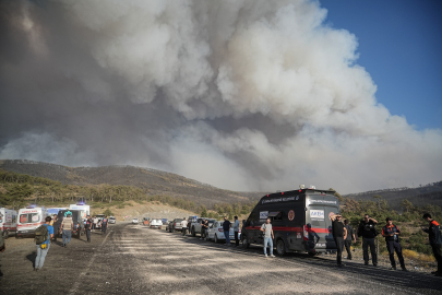Bursa'daki yangınlara Büyükşehirden 185 araç ve 568 personelle müdahale