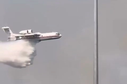 Bursa'da yangınlara havadan 3 bin 271 ton su atıldı