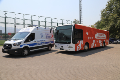 Büyükşehir'den yangın bölgesine sağlık desteği