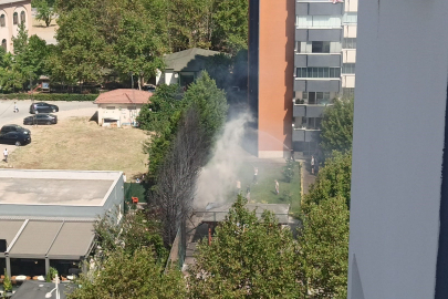 Şehrin merkezindeki alevler korku yaşattı