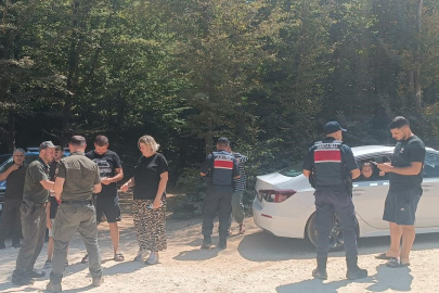 Gemlik'te ormanlarda dronlu denetim