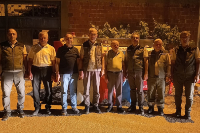 Patlak lastikle yangına su taşımıştı: Su tankeri hediye edildi