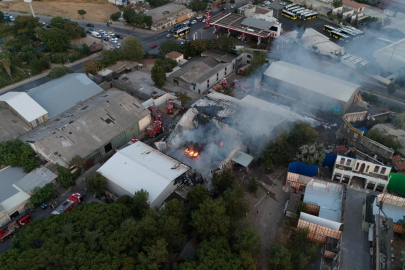 Kartal’da film platosunda yangın