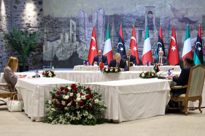 Türkiye-İtalya ve Libya arasında üçlü zirve sona erdi