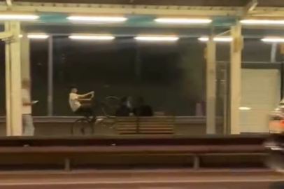 Bursa metrosunda akıllara durgunluk veren olay!